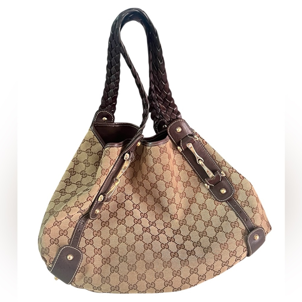 Gucci Pelham Brown and Tan Women's Hobo Bag